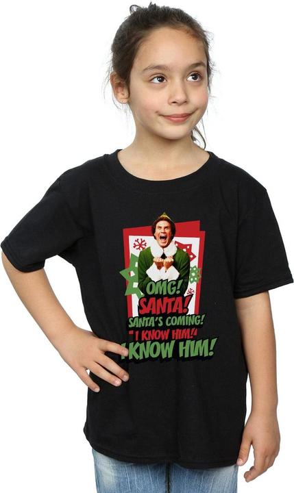 Immagine prodotto Elf OMG Santa Maglietta Ragazze (128)