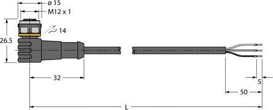 Image du produit Turck Câble de raccordement (10 m)