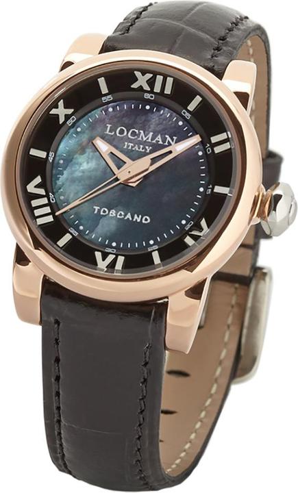 Image du produit Locman Italy Unisexe Toscano noir Ref 0595 (Montre analogique)