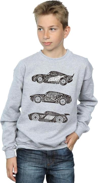 Produktbild Disney Cars Text Racers Sweatshirt Jungen (152, 158)