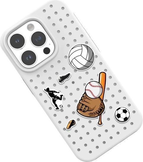 Image du produit Pinifit Zestaw Etui Pinit Dynamic + Sports Pin iPhone 14 Pro Max 6.7" czarny/black wzór 1 (Apple iPhone 14 Pro Max)