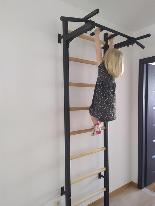 Actual product image BenchK Wall bars 221 with multi pull-up bar