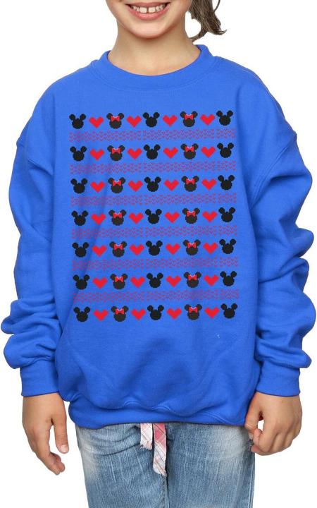 Image du produit Disney - Sweat MICKEY AND MINNIE CHRISTMAS HEARTS - Fille (128)