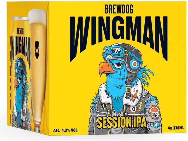 Actual product image BrewDog Wingman (4 x 33 cl)