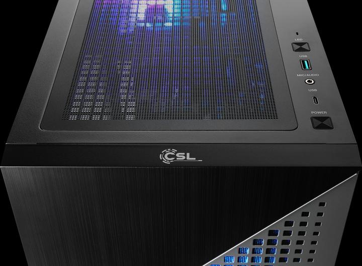 Produktbild CSL Gaming PC M10100 (AMD Ryzen 7 7800X3D, 16 GB, 1000 GB, GeForce RTX 4070)