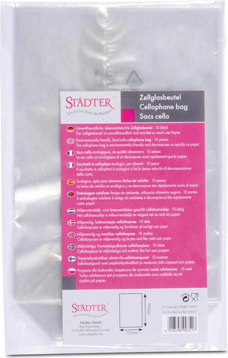 Actual product image Städter Praline bags 11,5x19 cm (10 x)