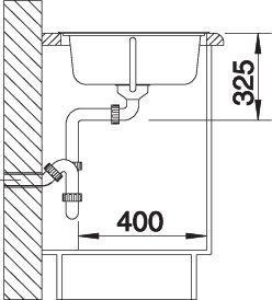 Produktbild Blanco Tipo 45 S (Einbauspüle, 86 cm, 50 cm)