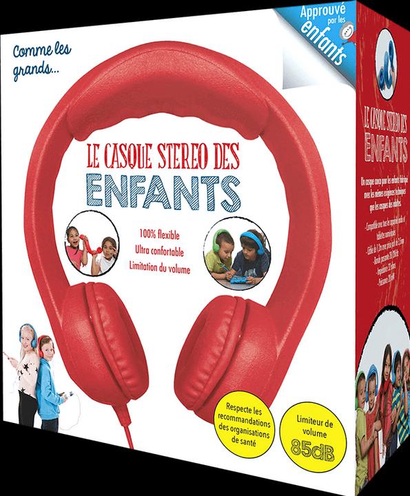 Stereo headphones red