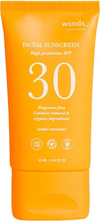Image du produit Woods_ Copenhagen Protection Solaire Visage Spf 30 (Crème solaire visage, SPF 30, 50 ml, 50 g)