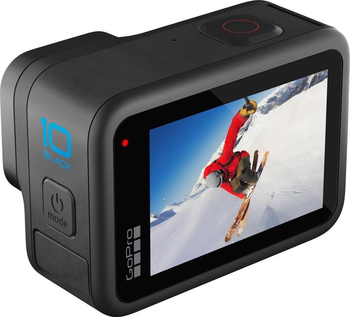 Image du produit GoPro HERO10 Black (carte MicroSDXC de 128 Go incluse) (60p, Bluetooth, WiFi)