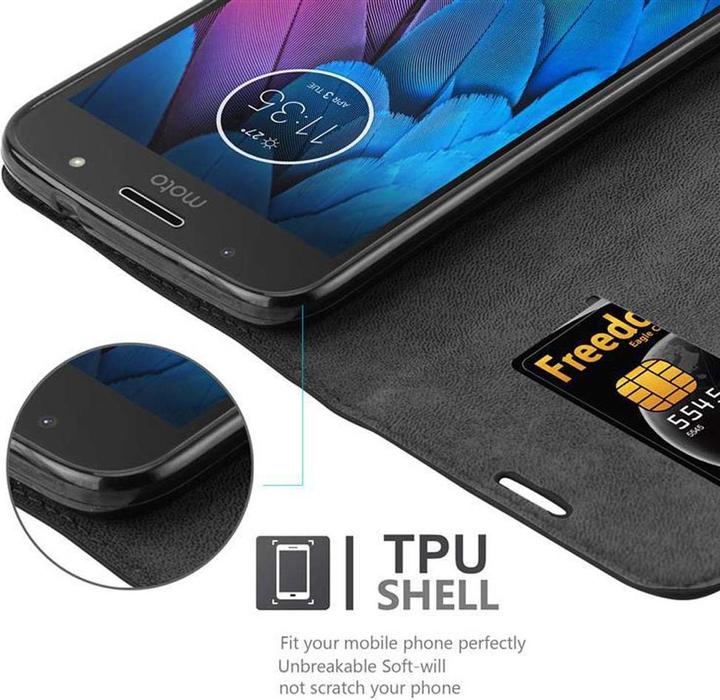 Productafbeelding Cadorabo Boek Onzichtbare Magneetband (Motorola Moto G5S)