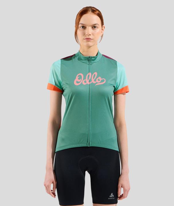 Produktbild Odlo T-shirt s/u collar s/s full zip ESSENTIAL PRINT (XL)