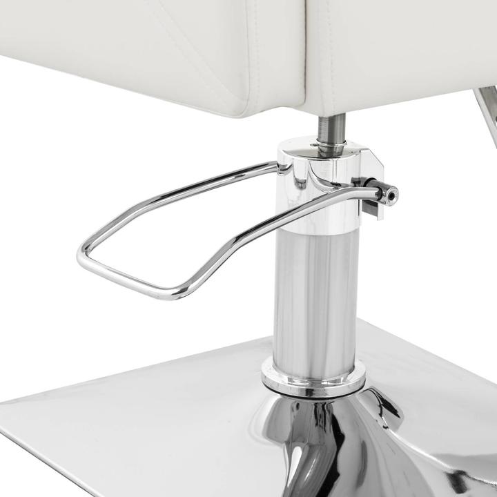 Produktbild Physa Friseurstuhl mit Fussstütze höhenverstellbar Barber-Stuhl 150 kg Carlisle weiss
