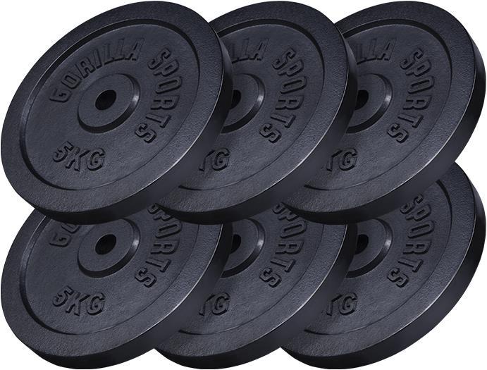 Image du produit Gorilla Sports Ch (6 x 5 kg, 2 x 10 kg)