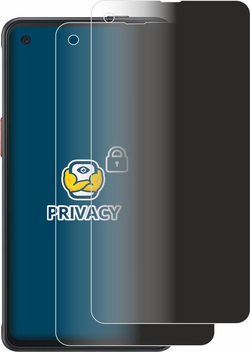 Produktbild BROTECT Sichtschutzfolie Anti-Spy Privacy Folie Blaulicht-Schutz (2 Stück, Samsung Galaxy Xcover Pro)