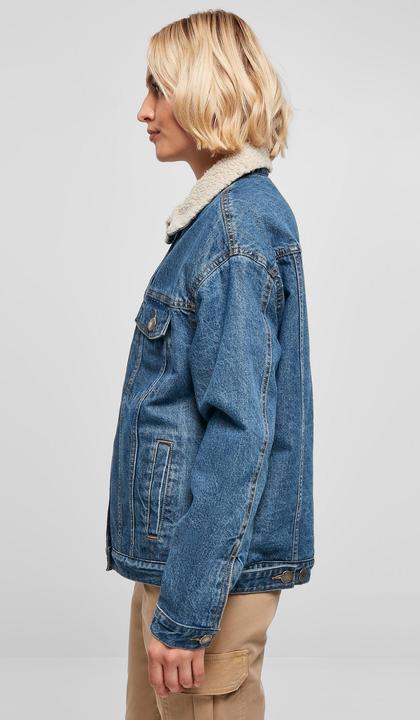 Immagine prodotto Urban Classics Giacca in denim Sherpa oversize da donna (3XL)