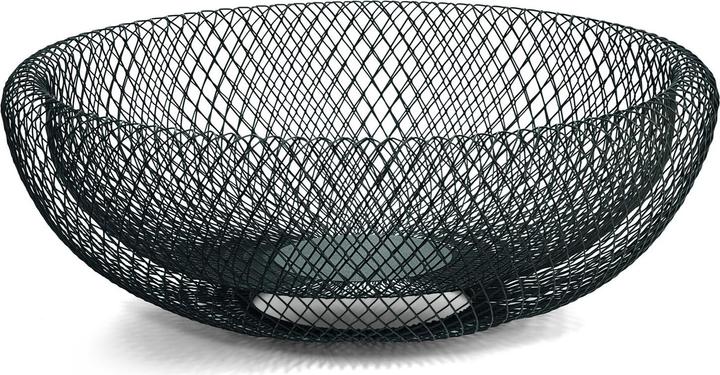 Actual product image Philippi Fruitschaal | Prachtige eyecatcher | Mesh Schaal XL | | Poedercoating staal (40 x 14 cm)