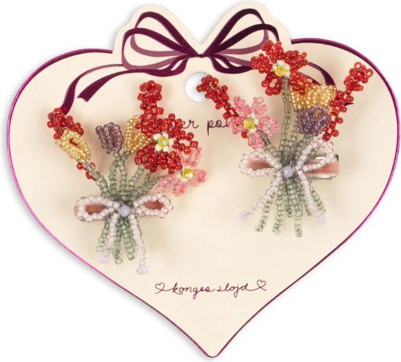 Produktbild Konges Slojd 2Pack Haarspangen Pearly Flower
