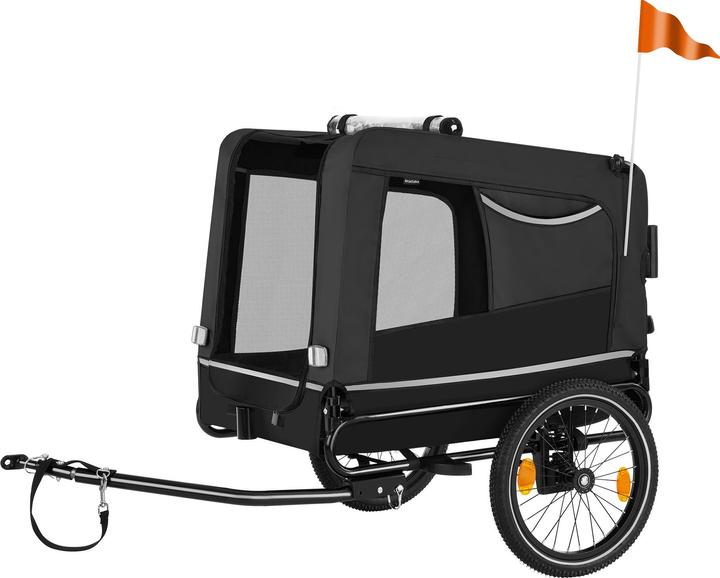 tectake Hundeanhänger WoofRider multifunktional, faltbar, bis 40kg