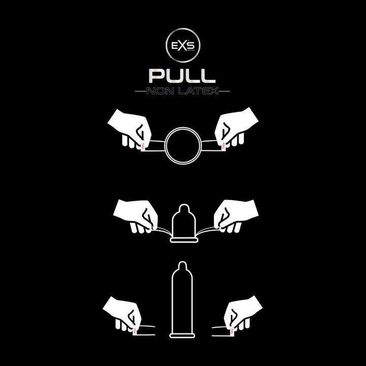 Productafbeelding EXS Pull - Non-Latex Condoms - 6 Pieces (6 Pcs.)