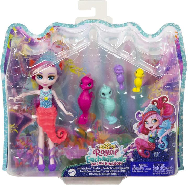 Immagine prodotto Enchantimals Famiglia di cavallucci marini Royal Pop