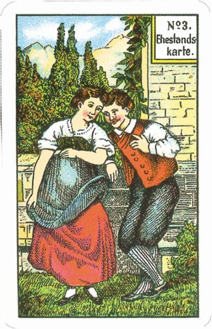 Actual product image Original Kipper fortune telling cards (German)