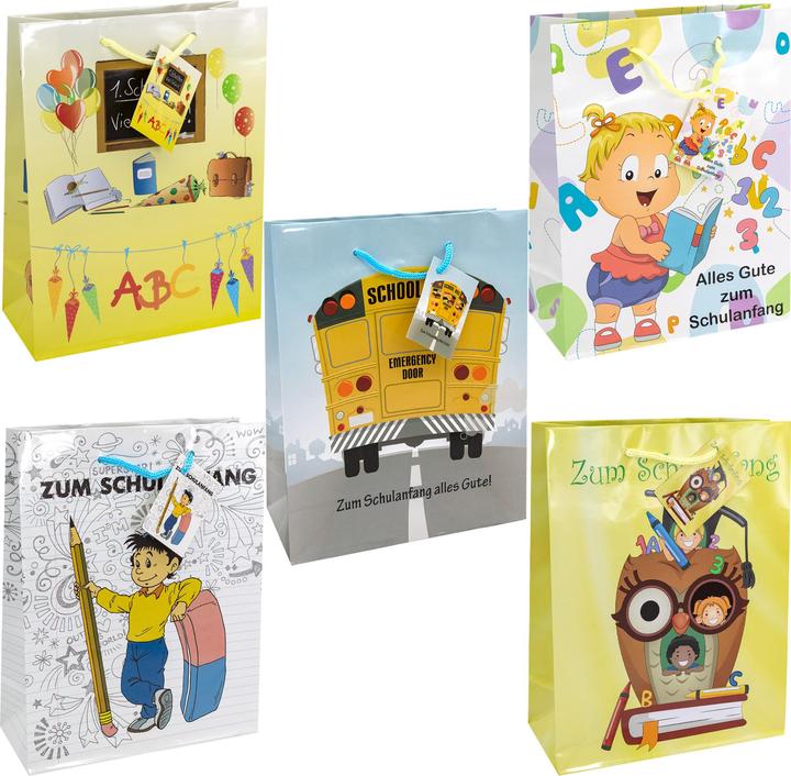 Produktbild Idena Lacktasche Schulan- fang sortiert 18x8x23cm (Geschenkbox, 5 x)
