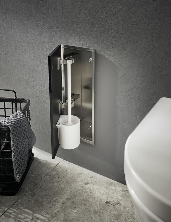 Produktbild Emco Bürstengarnitur-Modul ASIS PURE Unterputz Anschlag rechts 435mm schwarz