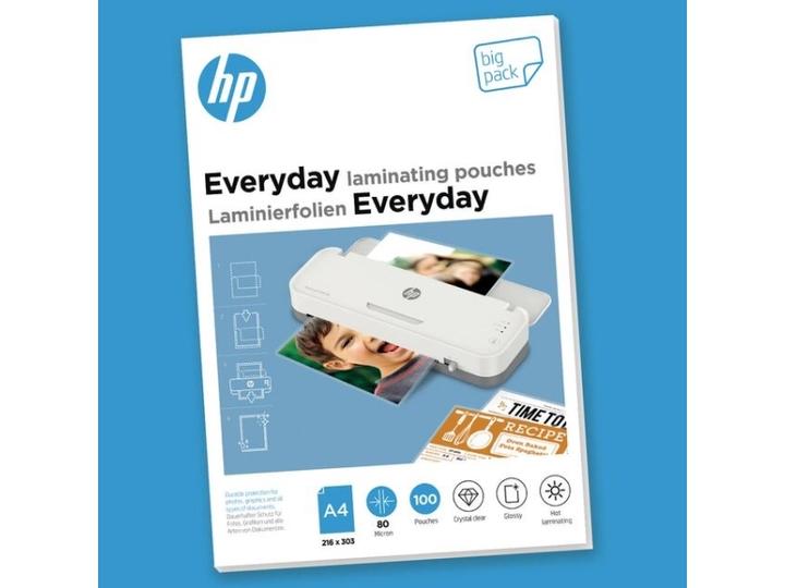Produktbild HP Everyday Laminierfolien (A4, 100 Stück, 80 µm)