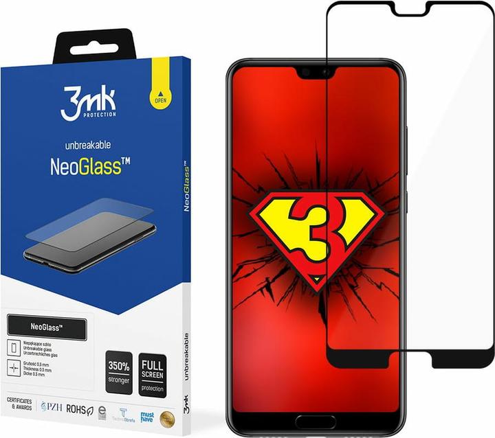 Produktbild 3MK NeoGlass for Huawei P20 Pro black frame (1 Stück, Huawei P20 Pro)