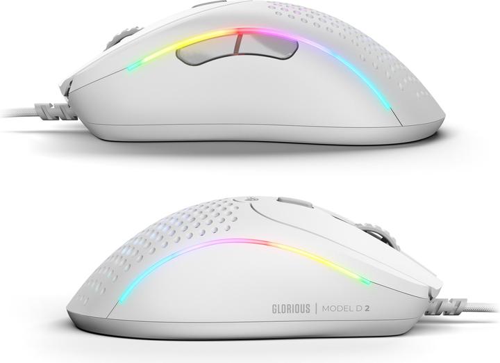 Actual product image Glorious PC Gaming Race Glorious Model D 2 gaming mouse - white (Cable)