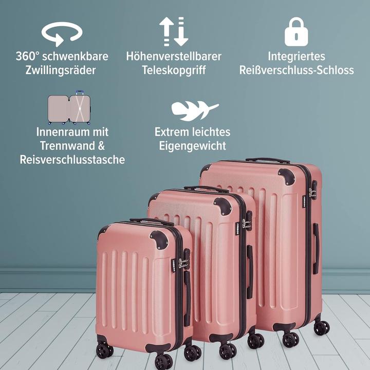 Produktbild Arebos Premium Hartschalenkoffer (94 l, M (50 - 90l), L (90 - 115l), XL (ab 115l))