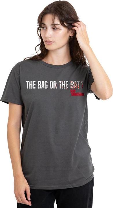 Actual product image Ray Donovan Unisex Adult Bag Or Bat T-Shirt (L)
