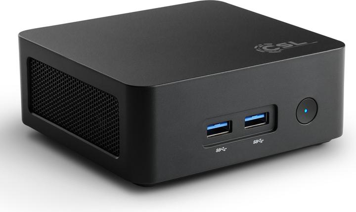 Actual product image CSL Mini-PC Narrow Box Black / 16GB / 1000 GB M.2 SSD / Win 11 Home (Intel N100, 16 GB, 1000 GB, Intel UHD Graphics)