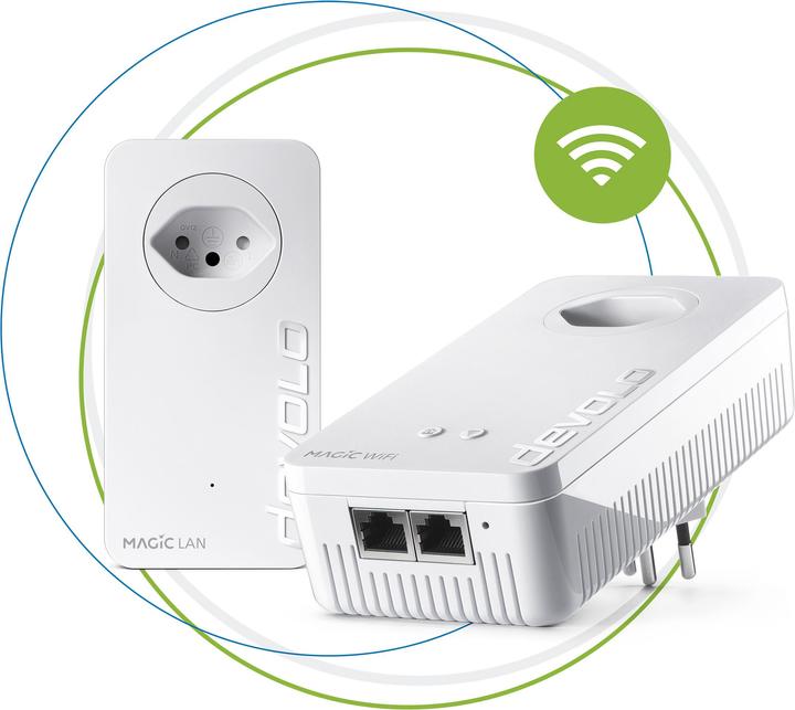 Image du produit Devolo Kit de démarrage Magic 2 WiFi 2-1-2 (2400 Mbit/s)