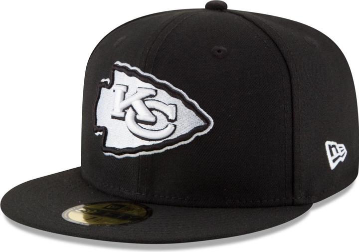 Produktbild New Era 59Fifty Fitted Cap BLACK Kansas City Chiefs - 7 1/4 (7 1/4)