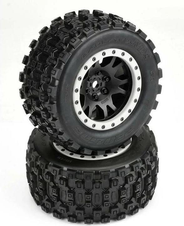 Image du produit Pro-Line Badlands MX43 All Terrain Truck pneus avant/arrière (2)