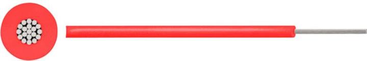 Actual product image RND Electronics Stranded wire, SIAF, flexible silicone 1.5mm² Tinned copper Red H05S-K 100m (100 m)