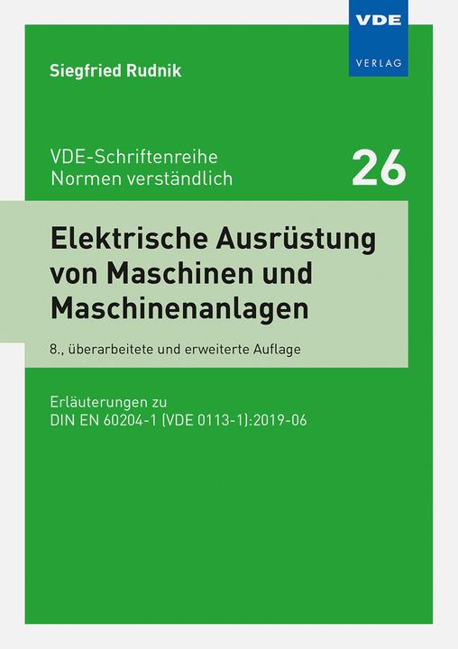 Image du produit Elektrische Ausrüstung von Maschinen und Maschinenanlagen (Allemand, Siegfried Rudnik, 2021)