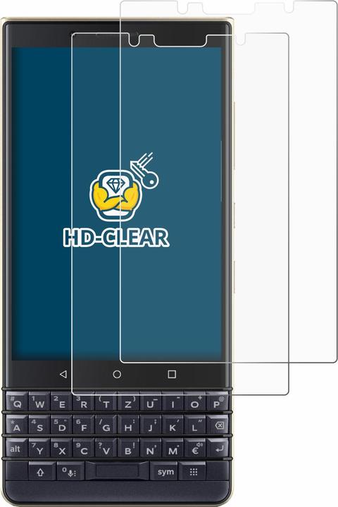 Produktbild BROTECT Schutzfolie Displayschutz Klar (2 Stück, Blackberry KEY2 LE)