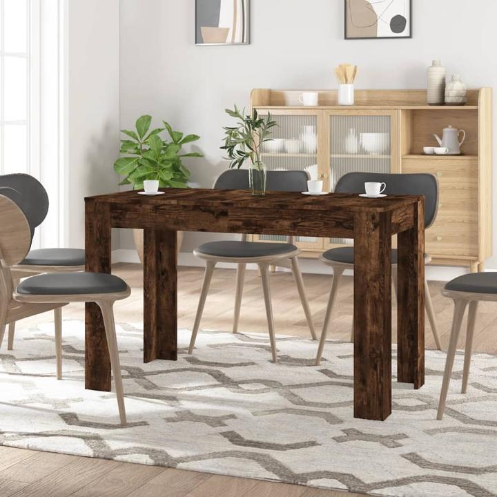 Image du produit VidaXL Esstisch Räuchereiche 120x60x76 cm Holzwerkstoff,Farbe (120 x 60 x 76 cm)