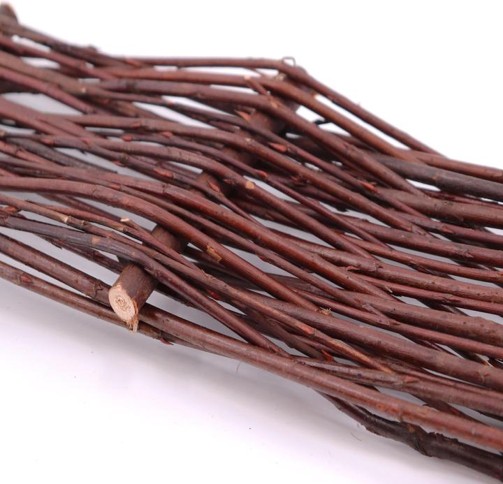 Immagine prodotto Aquagart 2 Beeteinfassungen aus Weide 30x100cm I Beetbegrenzung /Weidenzaun zur Beetumrandung Rasenkante (100 cm)