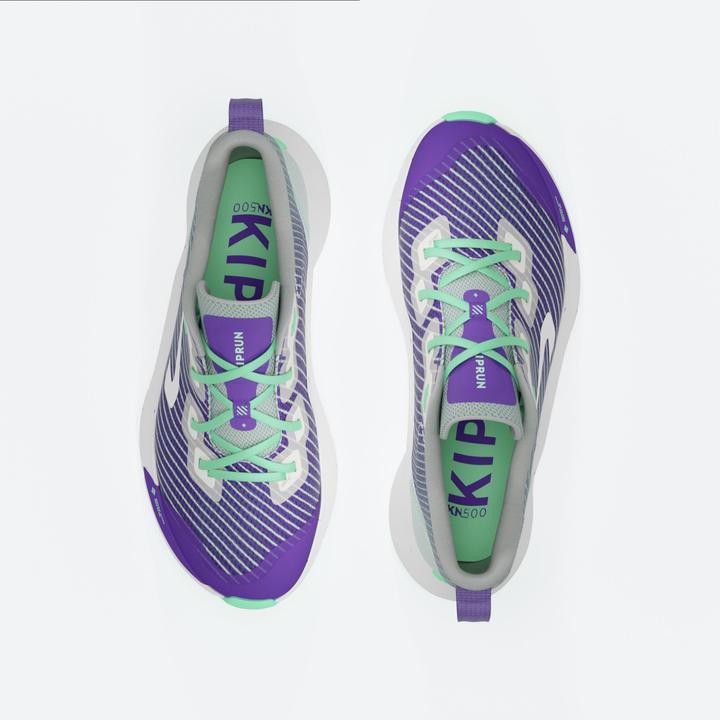 Produktbild Kiprun Laufschuhe Kinder Drop 0 - KN500 grün/schwarz (32)