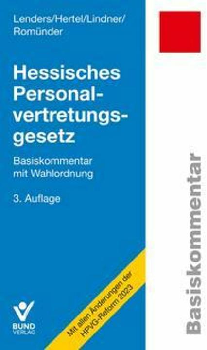 Energie-Label Hessisches Personalvertretungsgesetz (Deutsch, Doreen Lindner, Angela Hertel, Dirk Lenders, Werner Romünder, 2024)