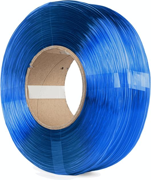 Produktbild The Filament ReFill PETG 1.75mm TRANSPARENT BLUE 1kg (PETG, 1.75 mm, 1000 g, Transparent)