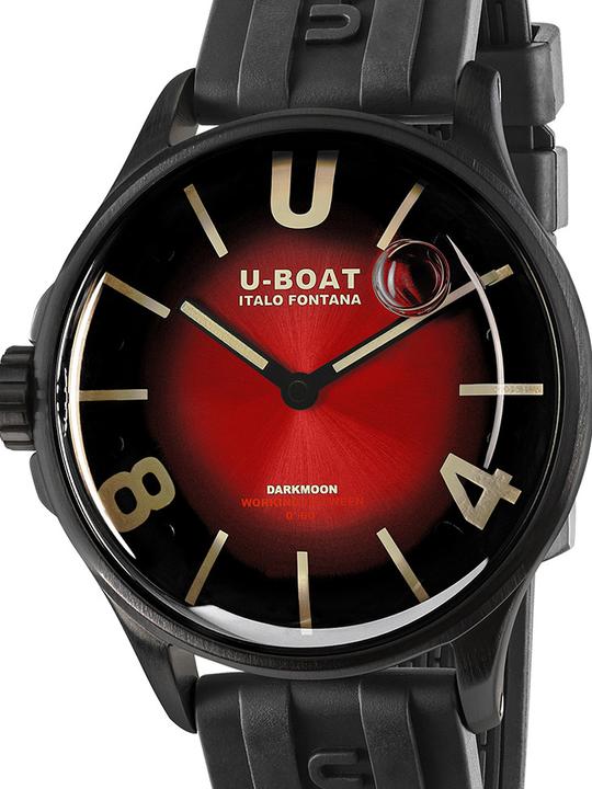 Produktbild U-Boat 9501 Darkmoon Red PVD Soleil Herrenuhr 40mm 5ATM (Analoguhr, 40 mm)