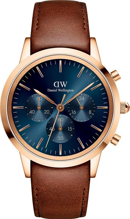 Immagine prodotto Daniel Wellington Cronografo Iconic St. Mawes in oro rosa Arctic Sunray (Cronografo, 42 mm)