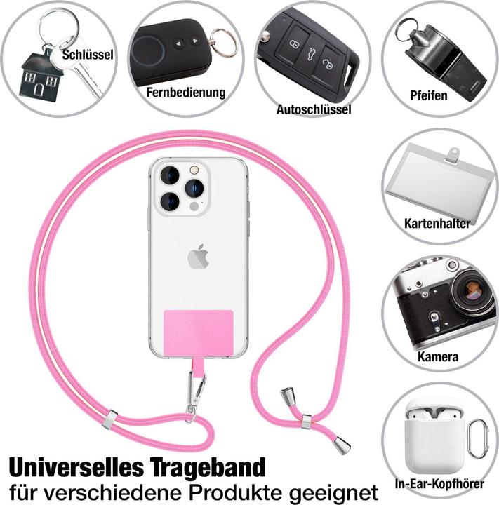 Produktbild Nalia Universal Handykette zum Umhängen mit Pad
