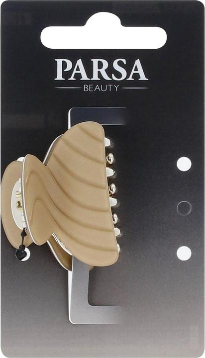 Parsa Beauty PARSA Haarklammer, gemustert, beige 4.00 cm, 1 Stk. (1 Stk.)