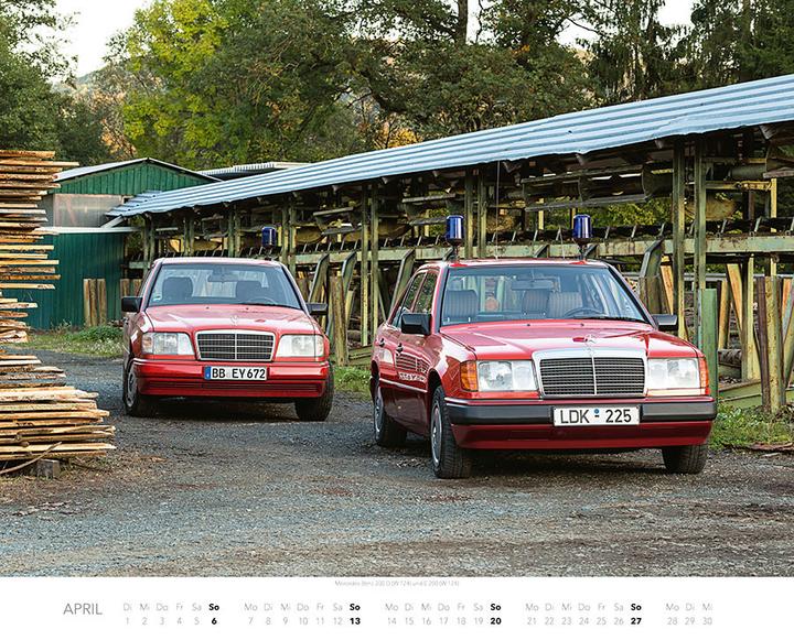 Produktbild Mercedes Benz W 124 Kalender 2025 (Harter Einband, Deutsch)